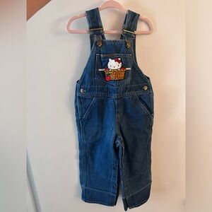 Vintage hello kitty 1976 overalls